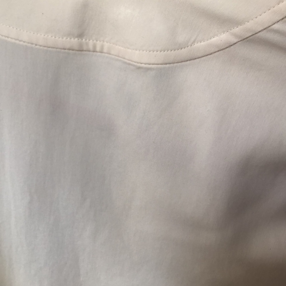 NWT Everlane 100% Washable Silk White Wrap Top 6 M - Picture 8 of 8